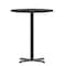 Flash Furniture Round Laminate Table Top, Laminate Top, Wood Grain XU-RD-30-BLKTB-T2222B-GG - alternate 1